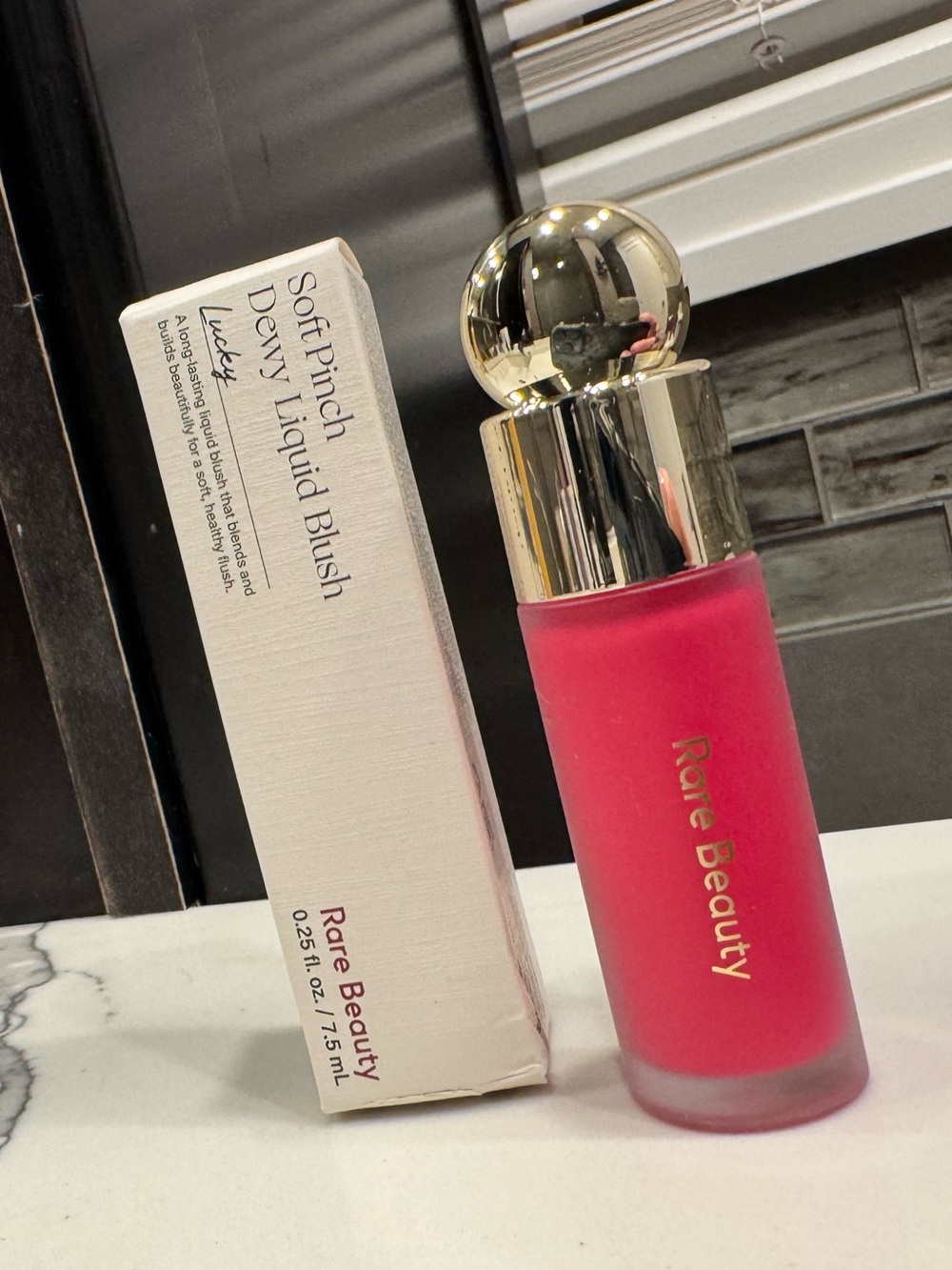 Rare Beauty Soft Pinch Dewy Liquid Blush – Lucky | New in Box